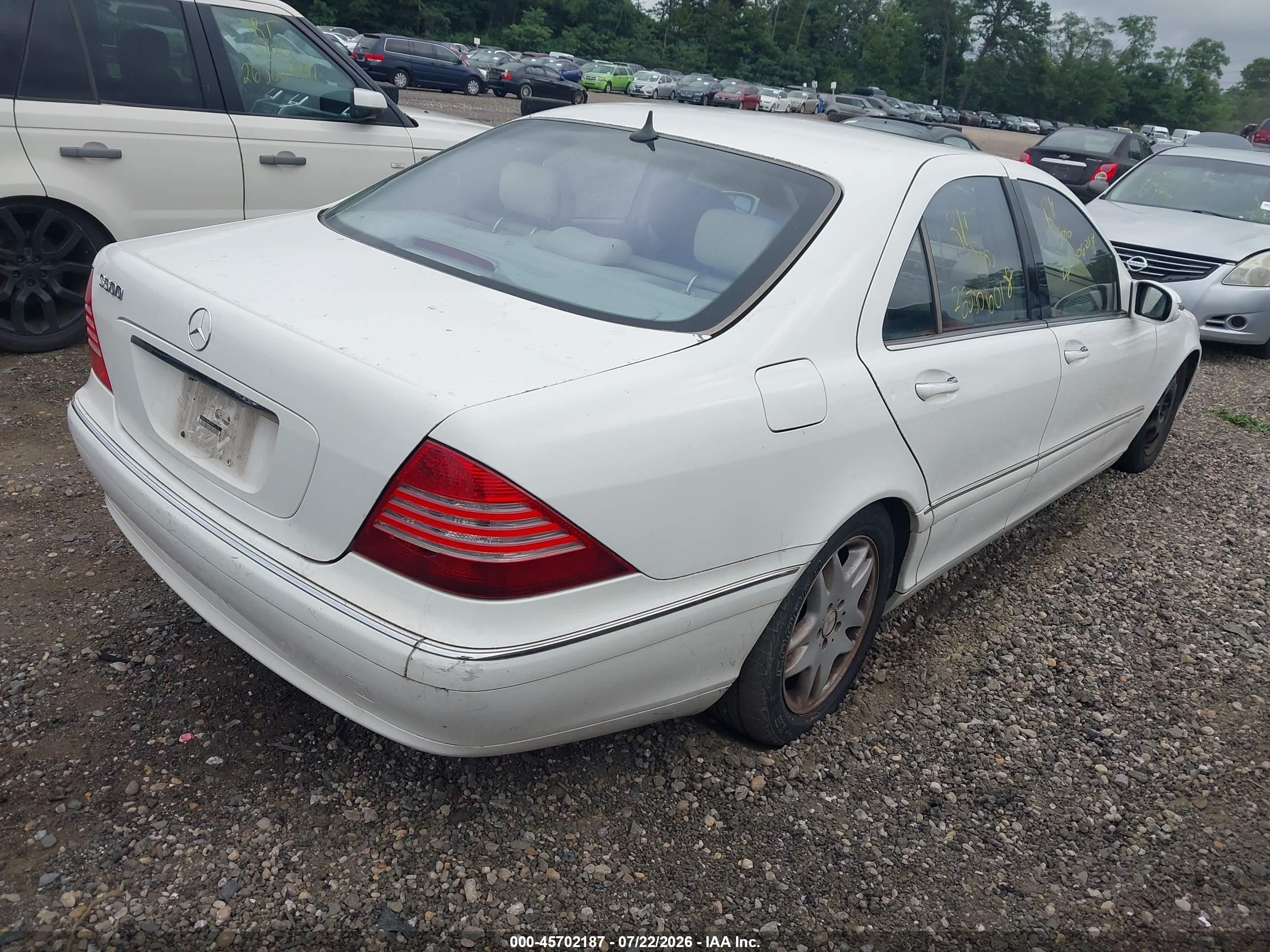 2006 Mercedes-benz S 350   White vin: WDBNF67JX6A479292