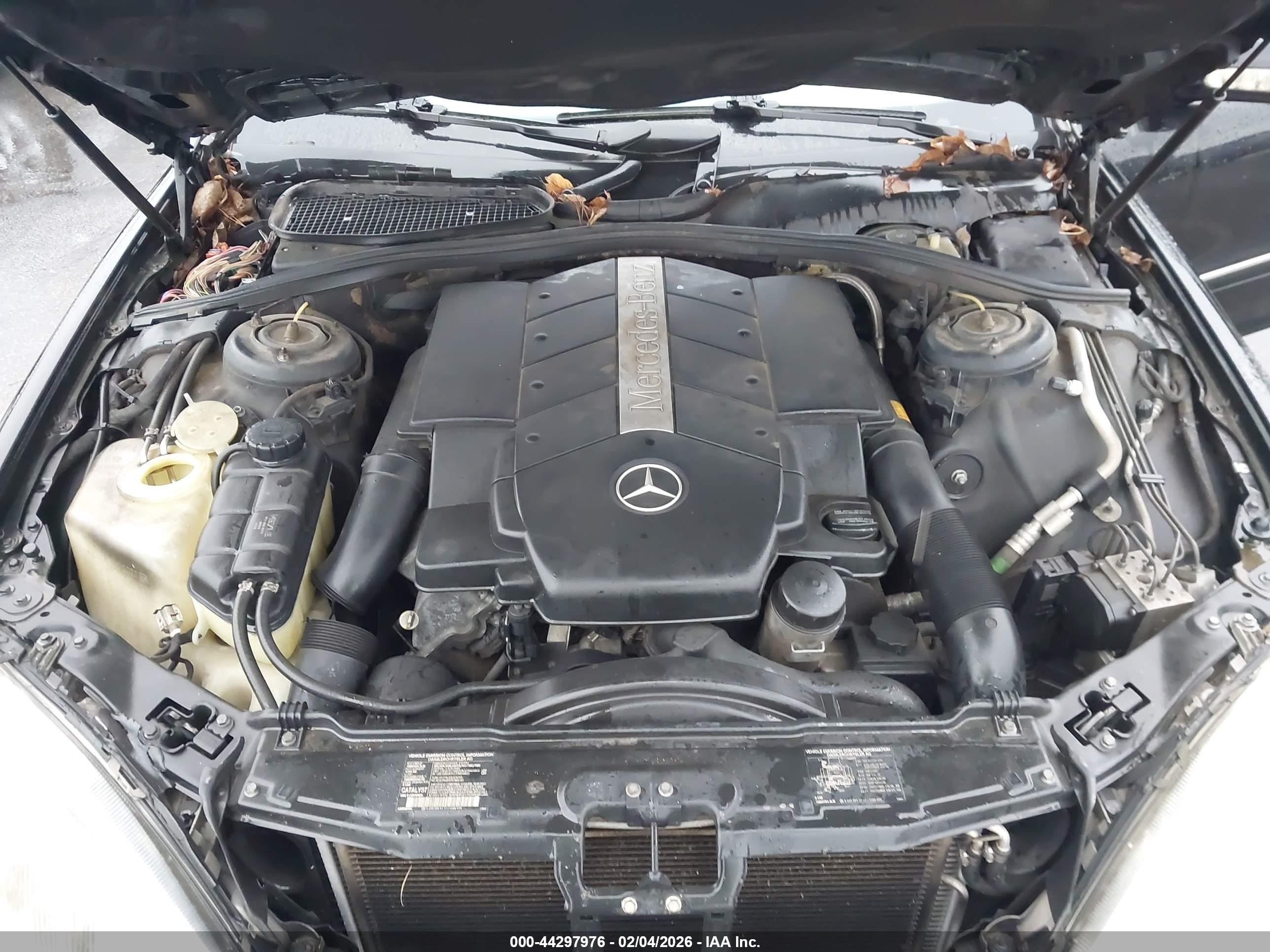 2001 Mercedes-benz S 430   Черный vin: WDBNG70J01A189259