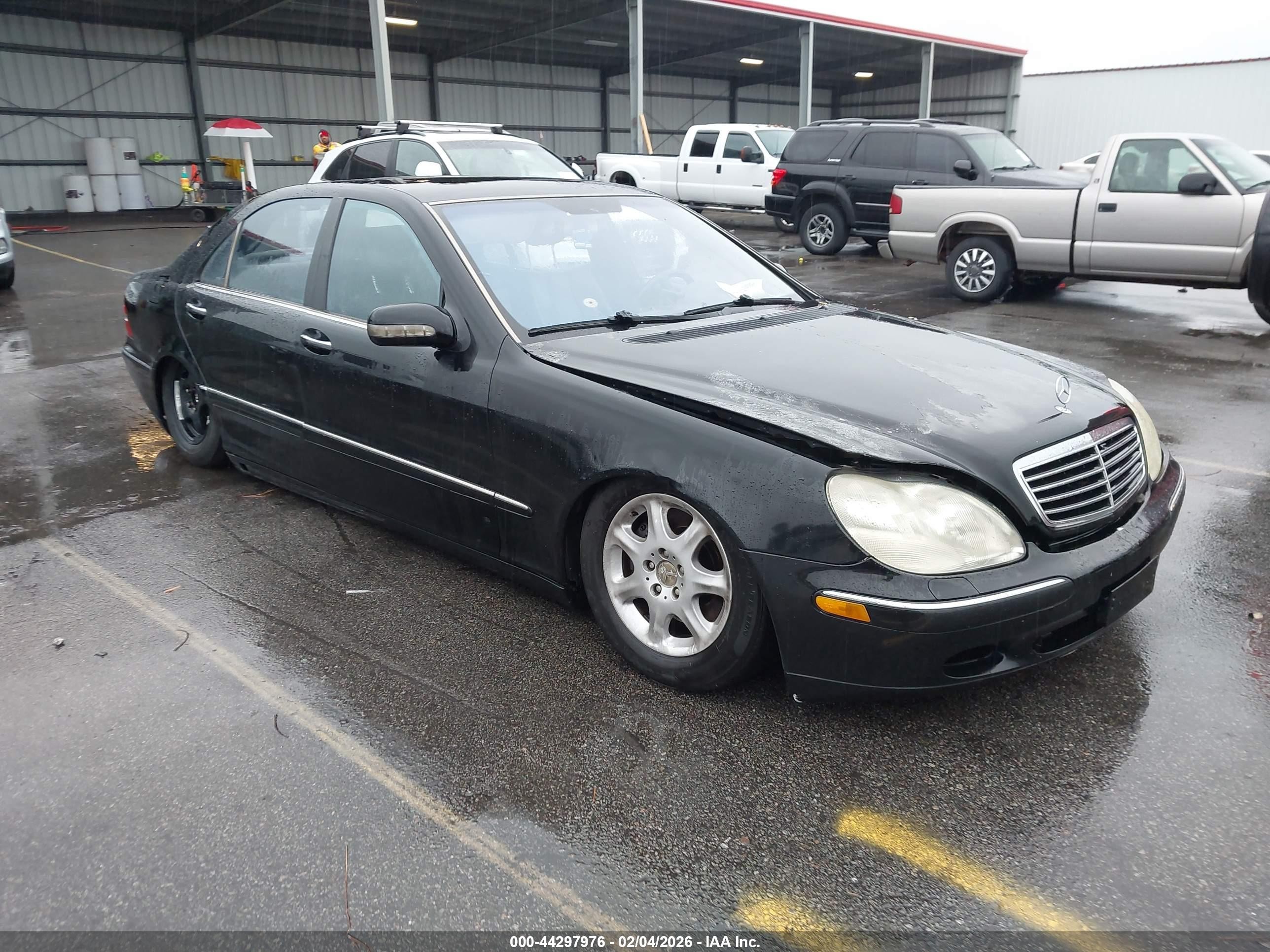 2001 Mercedes-benz S 430   Черный vin: WDBNG70J01A189259
