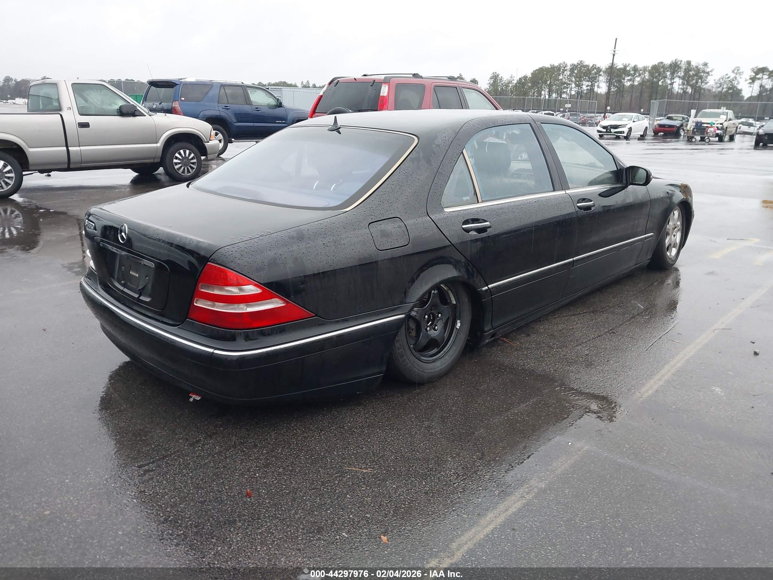 2001 Mercedes-benz S 430   Черный vin: WDBNG70J01A189259