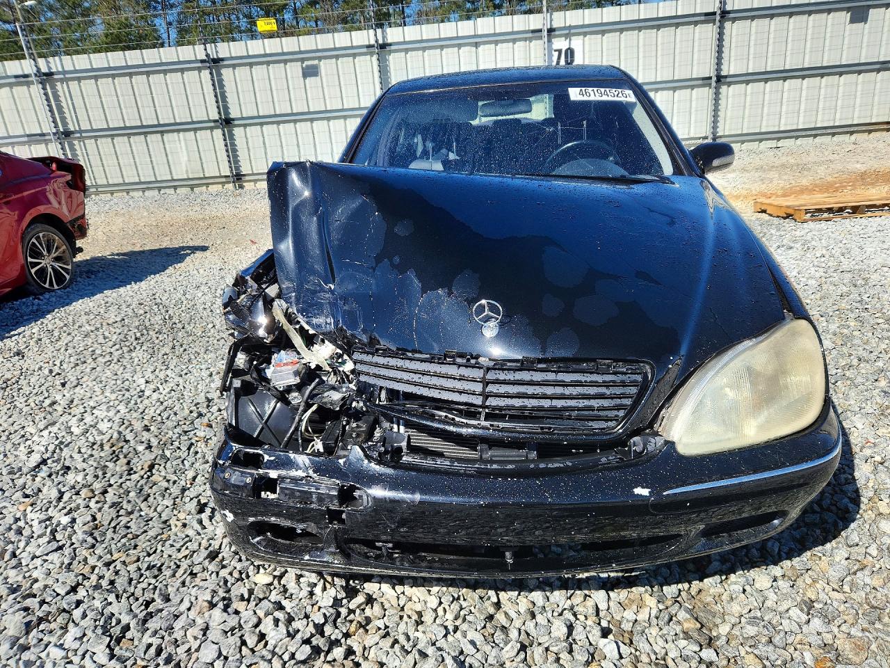 2002 Mercedes-benz S 430 Black vin: WDBNG70J02A281912