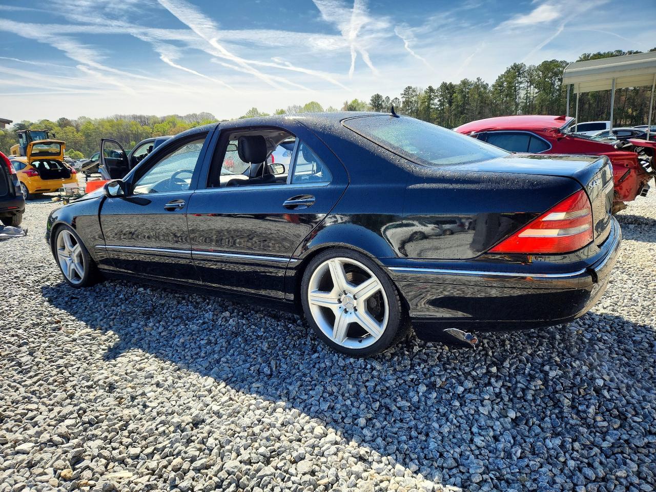 2002 Mercedes-benz S 430 Black vin: WDBNG70J02A281912