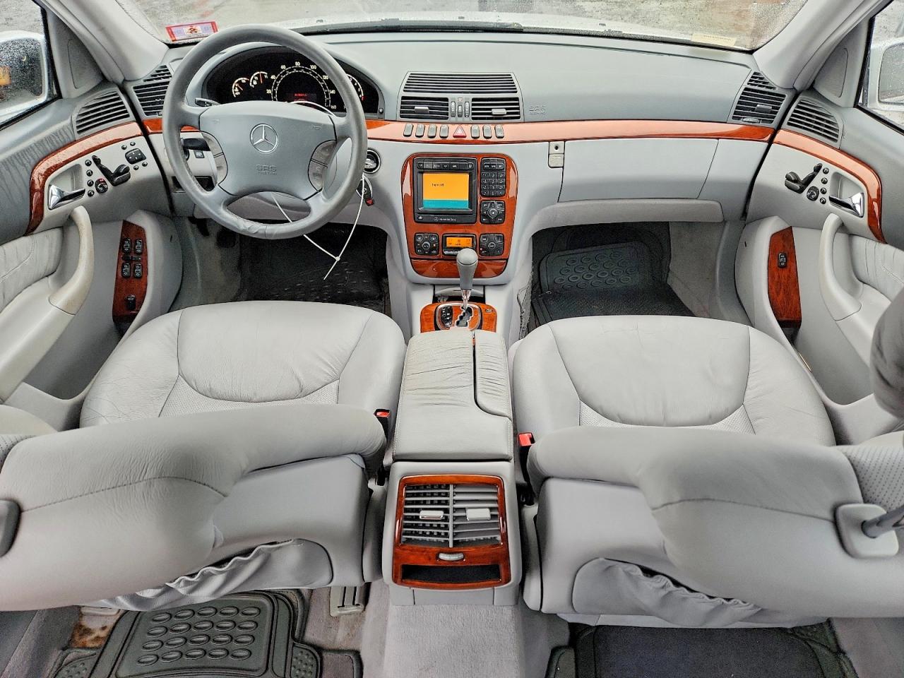 2002 Mercedes Benz S 430 Silver vin: WDBNG70J02A293722