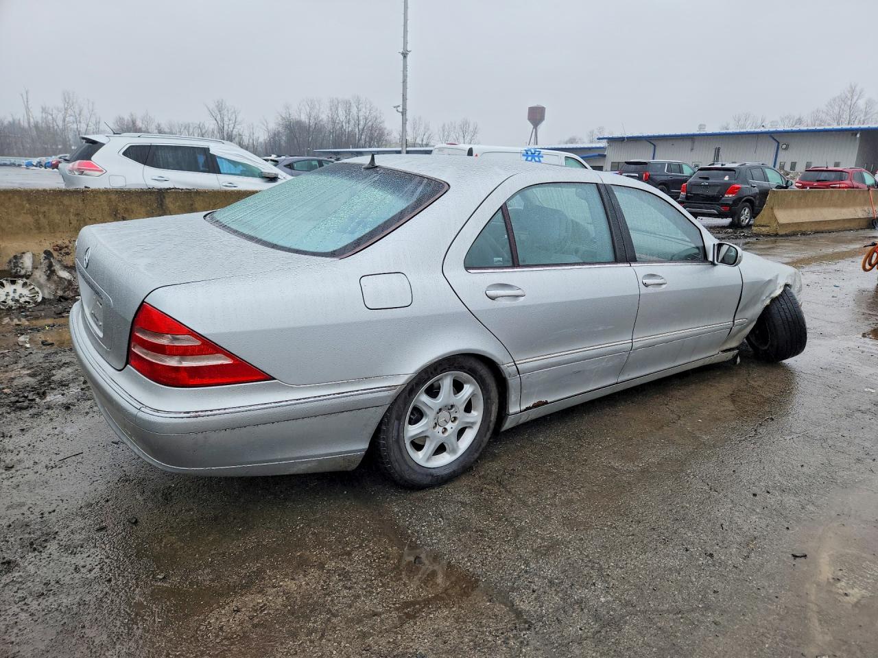 2002 Mercedes Benz S 430 Silver vin: WDBNG70J02A293722