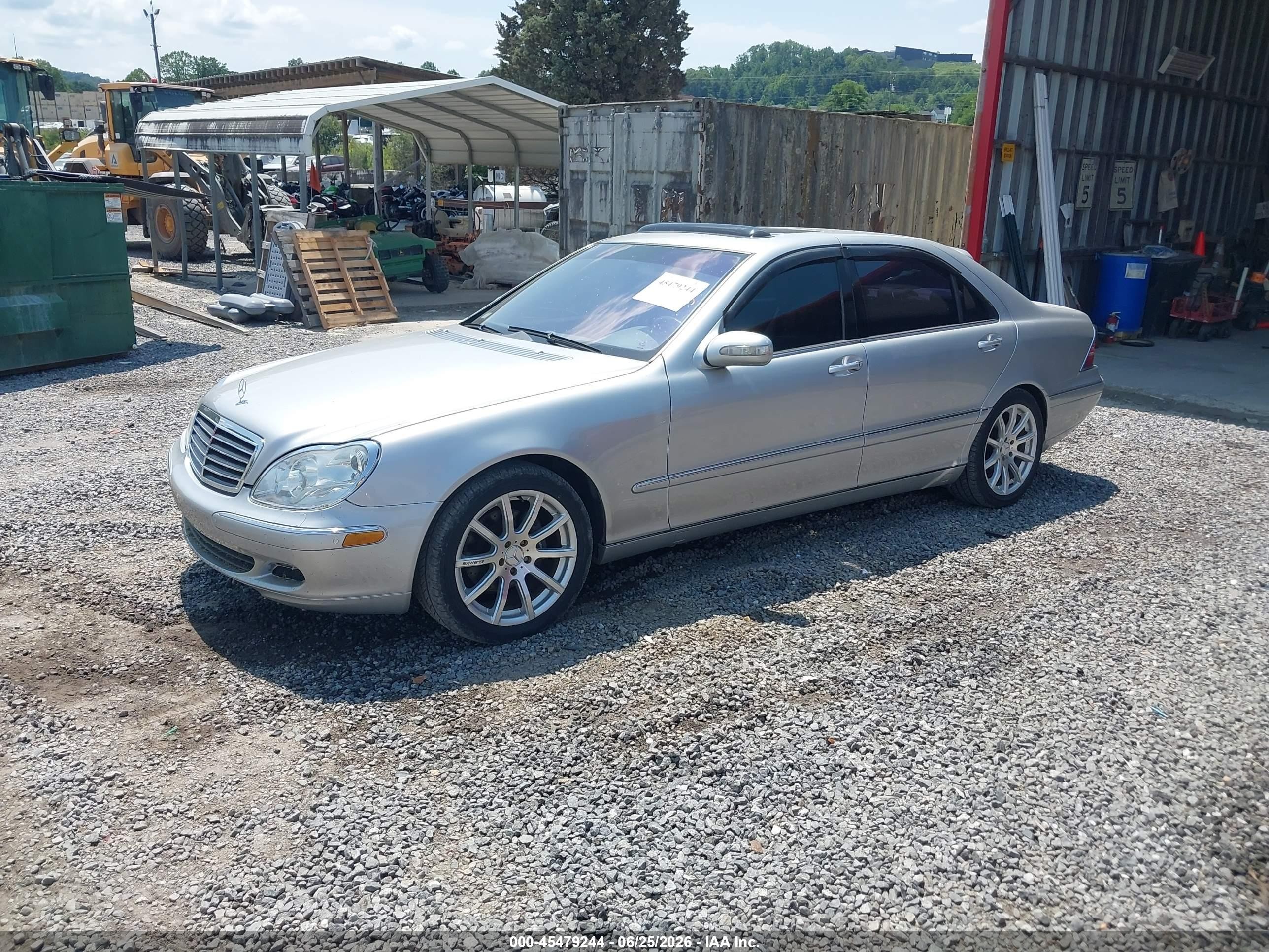 2003 Mercedes-benz S 430   Silver vin: WDBNG70J03A364130