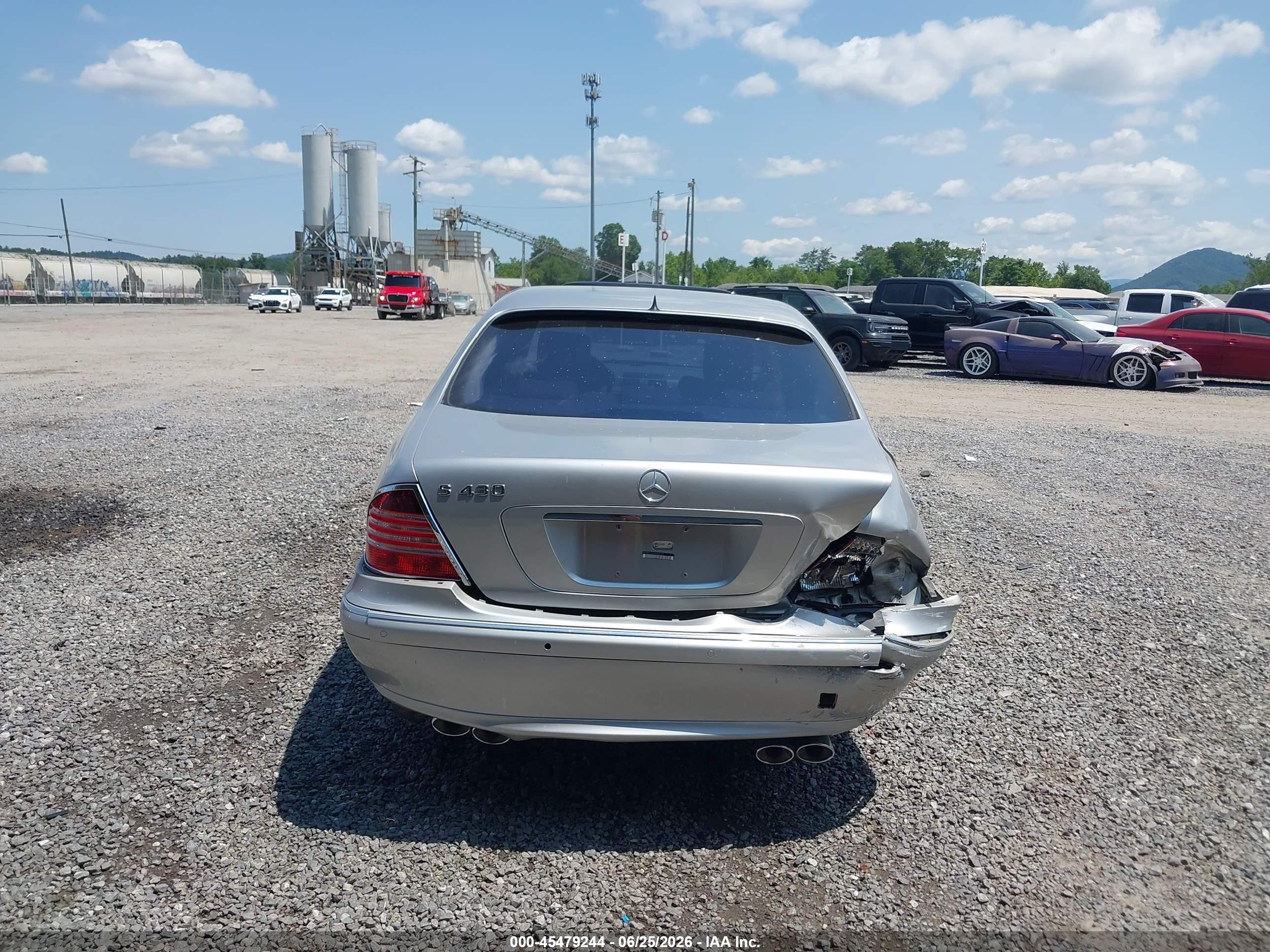 2003 Mercedes-benz S 430   Silver vin: WDBNG70J03A364130