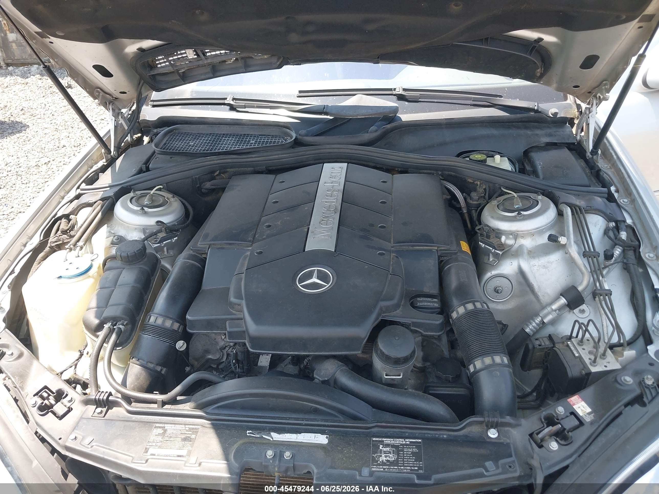 2003 Mercedes-benz S 430   Silver vin: WDBNG70J03A364130
