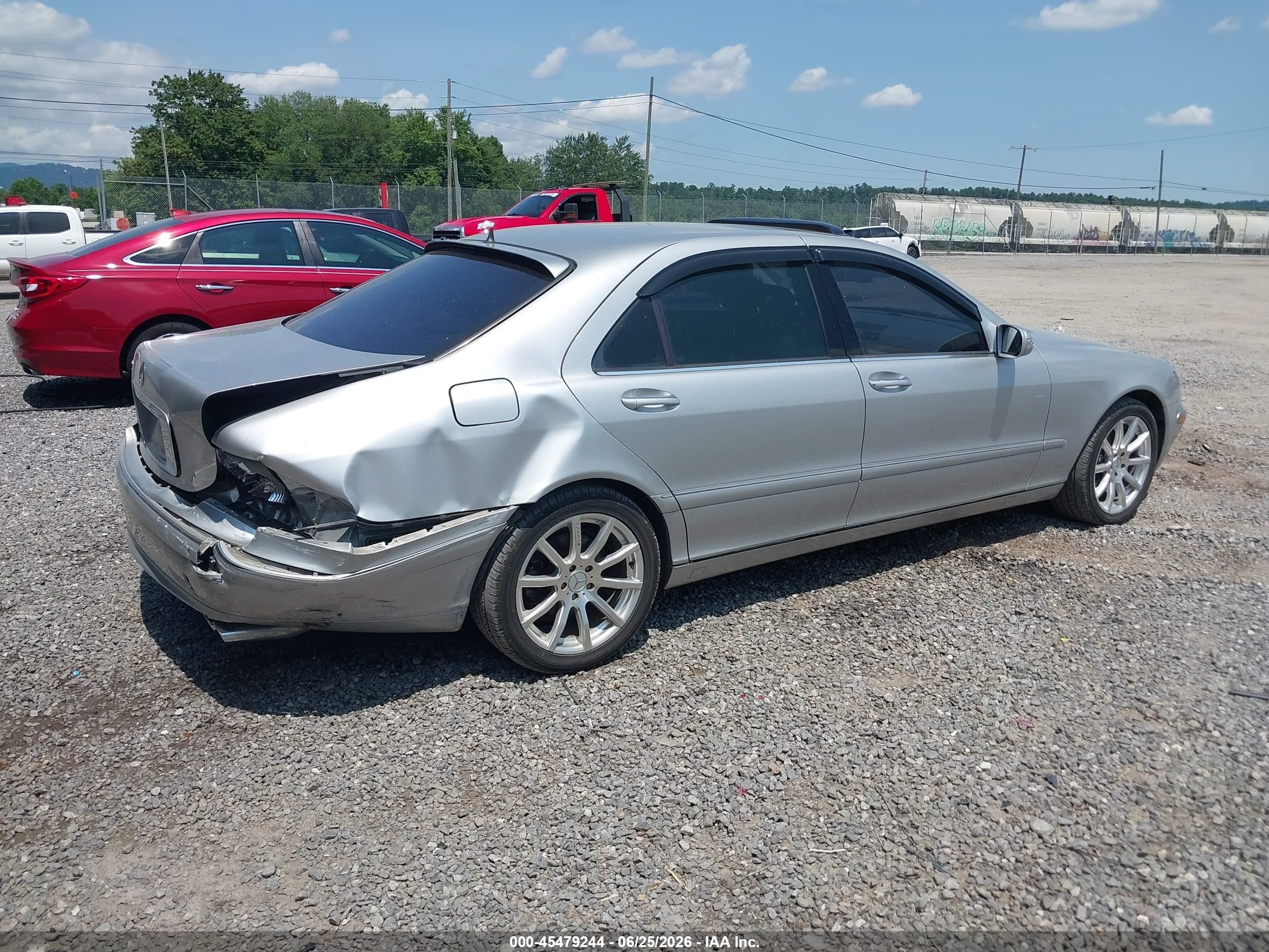 2003 Mercedes-benz S 430   Silver vin: WDBNG70J03A364130