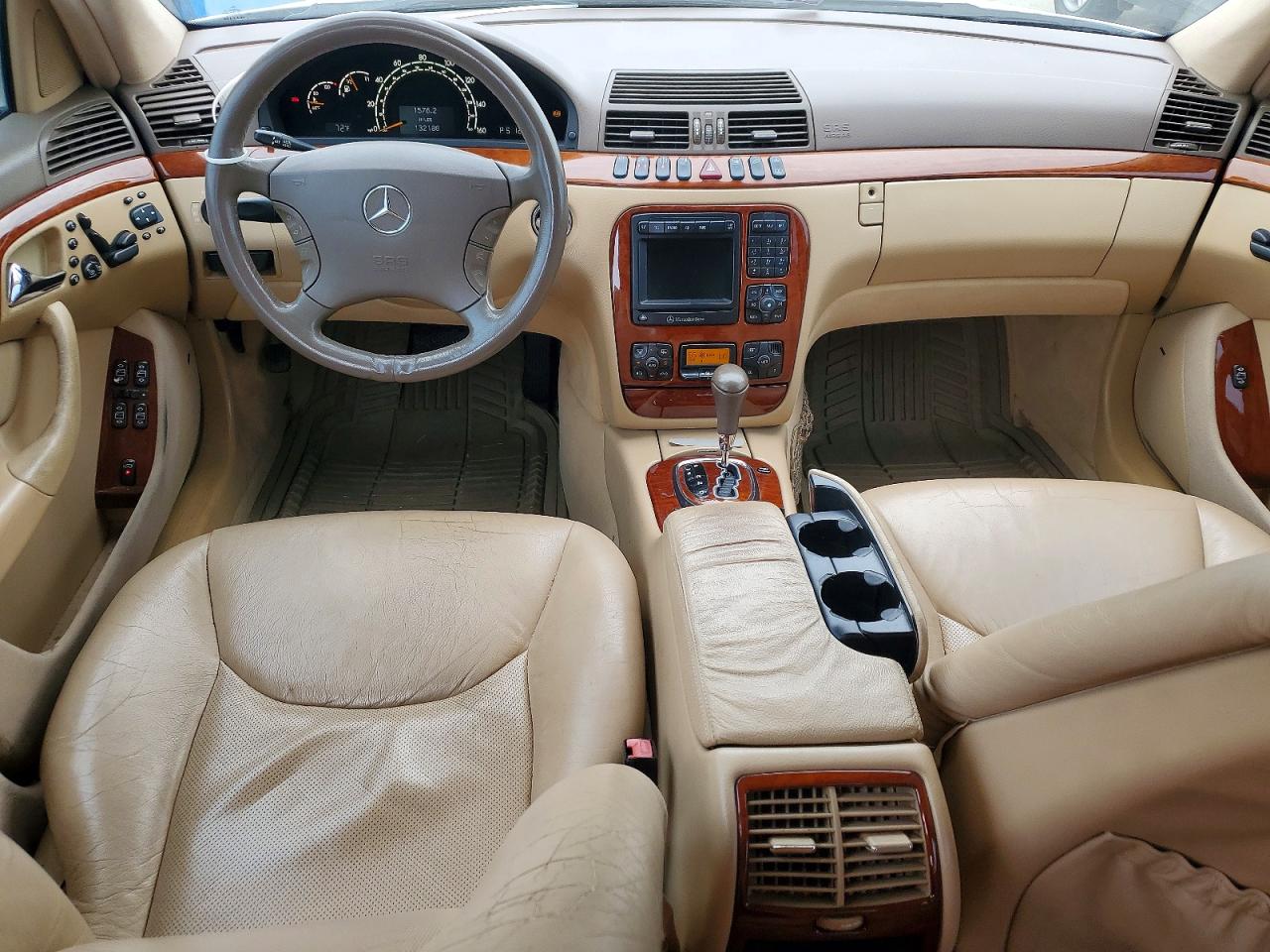 2000 Mercedes-benz S 430 Бежевый vin: WDBNG70J0YA023656