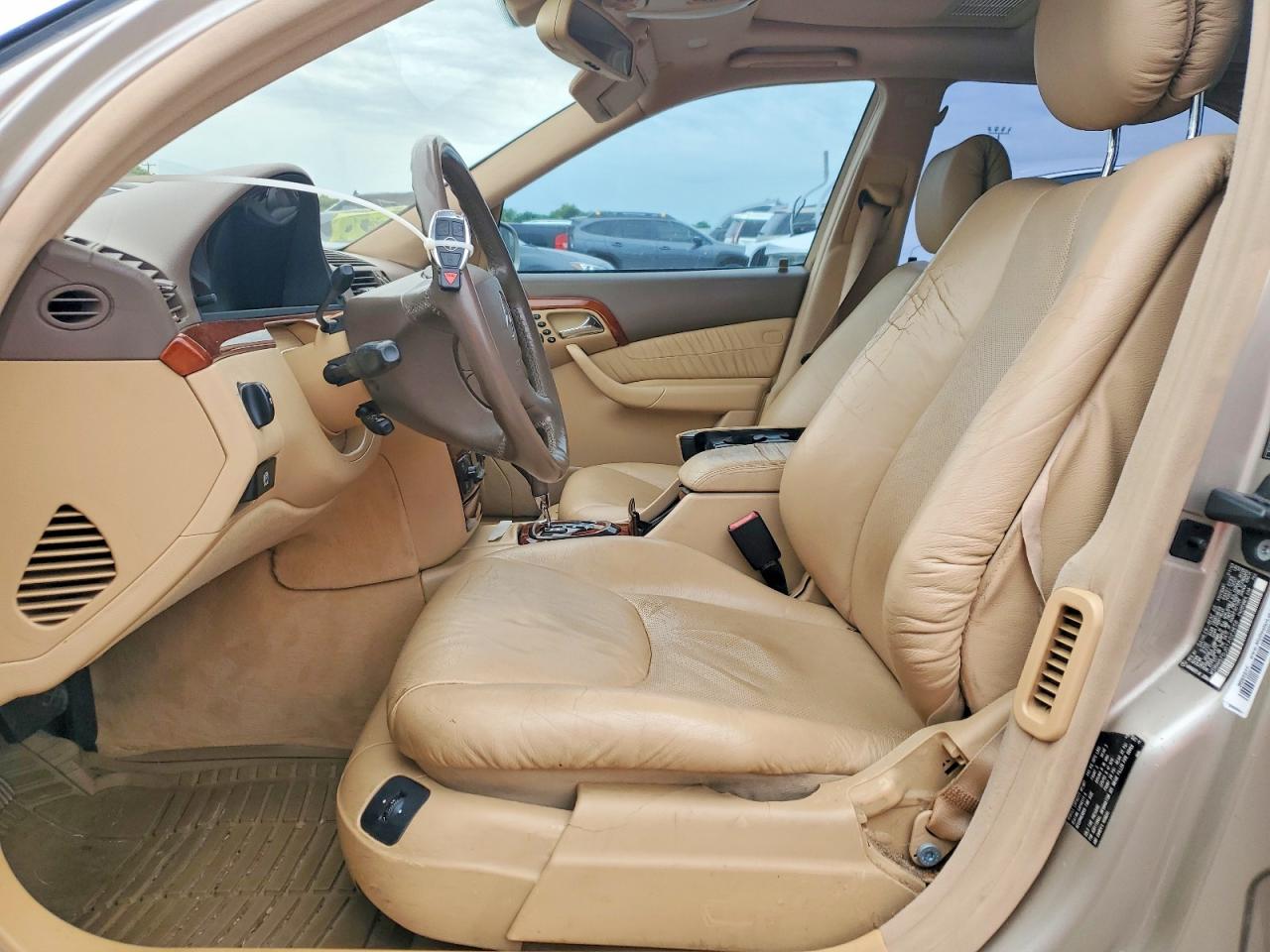 2000 Mercedes-benz S 430 Бежевый vin: WDBNG70J0YA023656
