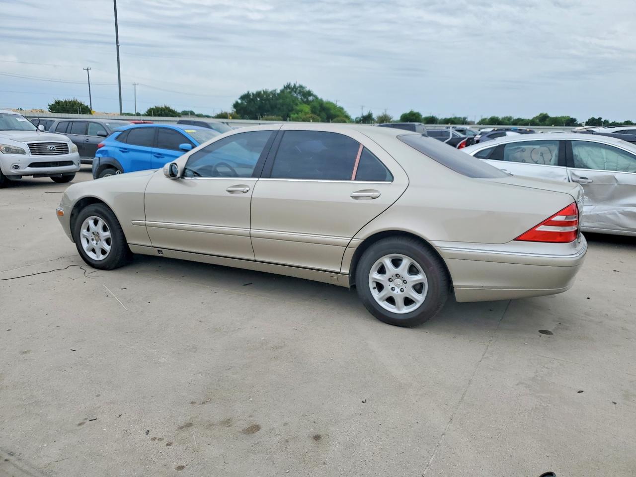2000 Mercedes-benz S 430 Бежевый vin: WDBNG70J0YA023656