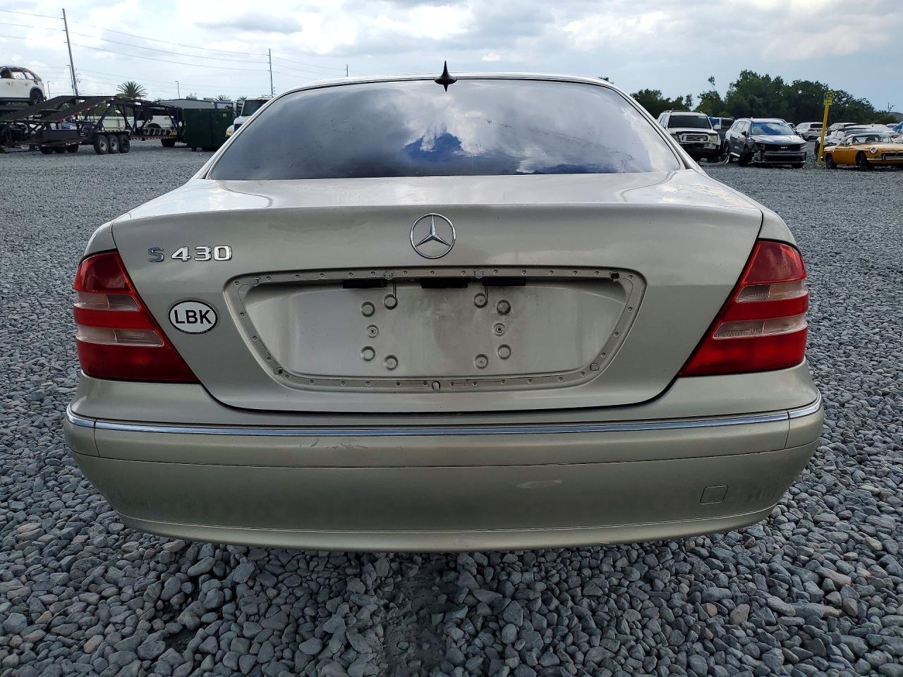 2000 Mercedes-benz S 430 Gold vin: WDBNG70J0YA046483