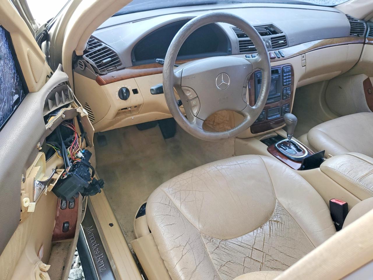 2000 Mercedes-benz S 430 Gold vin: WDBNG70J0YA046483