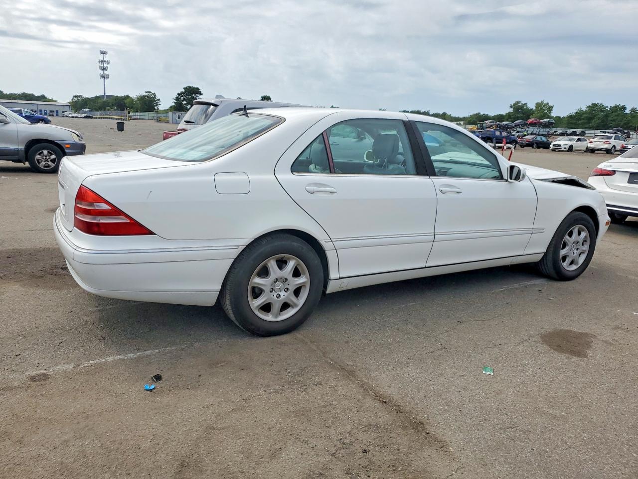 2000 Mercedes-benz S 430 White vin: WDBNG70J0YA095294
