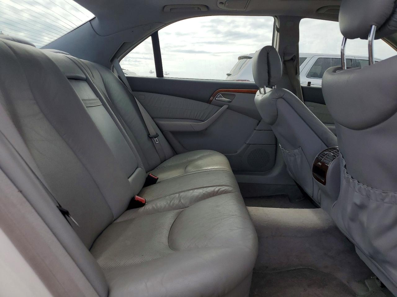 2000 Mercedes-benz S 430 White vin: WDBNG70J0YA095294