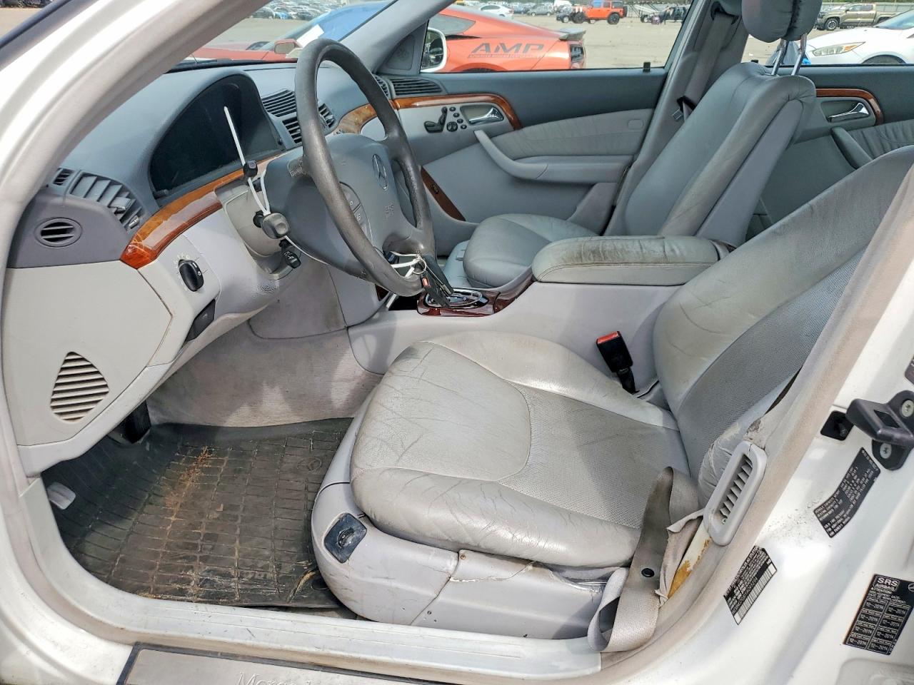 2000 Mercedes-benz S 430 White vin: WDBNG70J0YA095294
