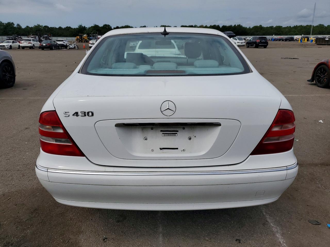 2000 Mercedes-benz S 430 White vin: WDBNG70J0YA095294