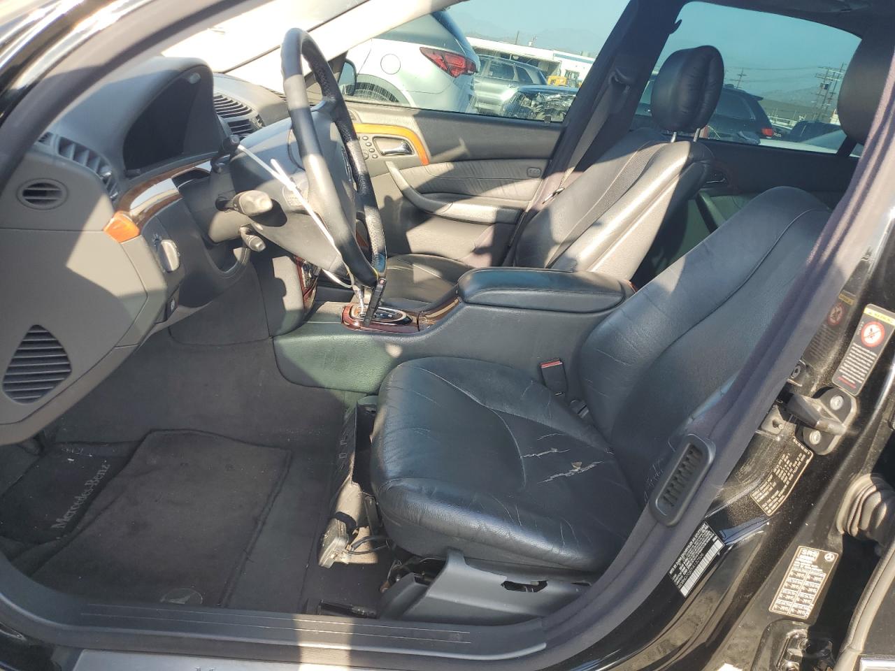 2000 Mercedes-benz S 430 Black vin: WDBNG70J0YA132506