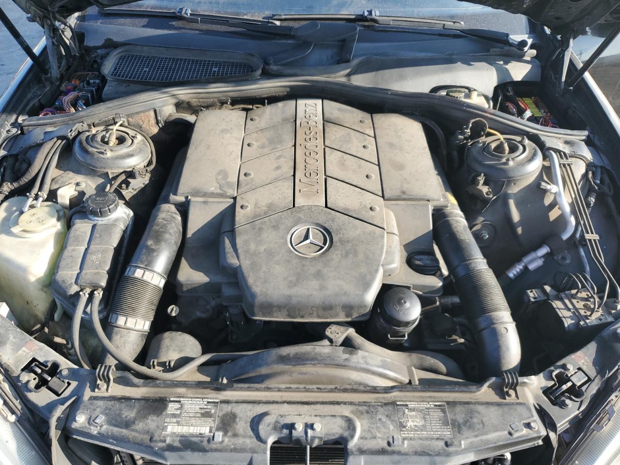 2000 Mercedes-benz S 430 Black vin: WDBNG70J0YA132506