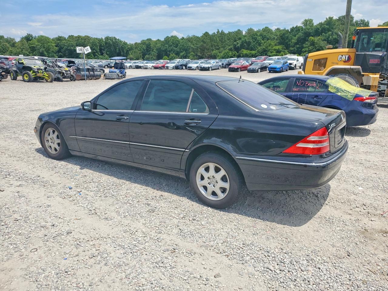 2001 Mercedes-benz S 430 Black vin: WDBNG70J11A214136