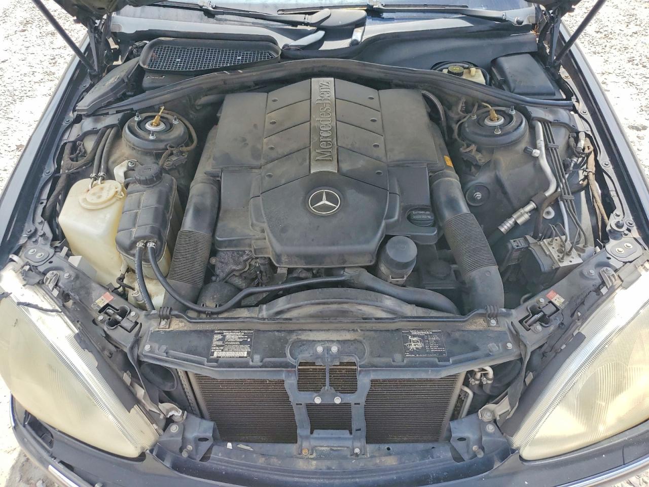 2001 Mercedes-benz S 430 Black vin: WDBNG70J11A214136