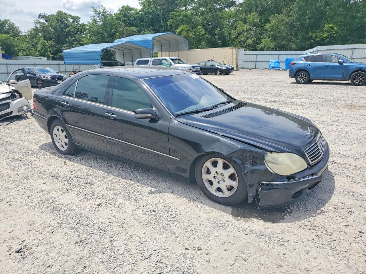 2001 Mercedes-benz S 430 Black vin: WDBNG70J11A214136