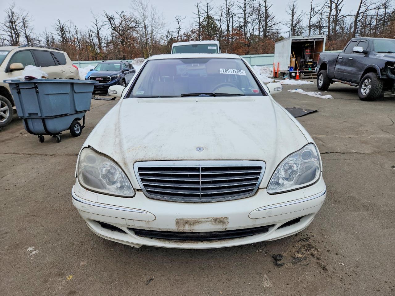 2004 Mercedes-benz S 430 Белый vin: WDBNG70J14A433795