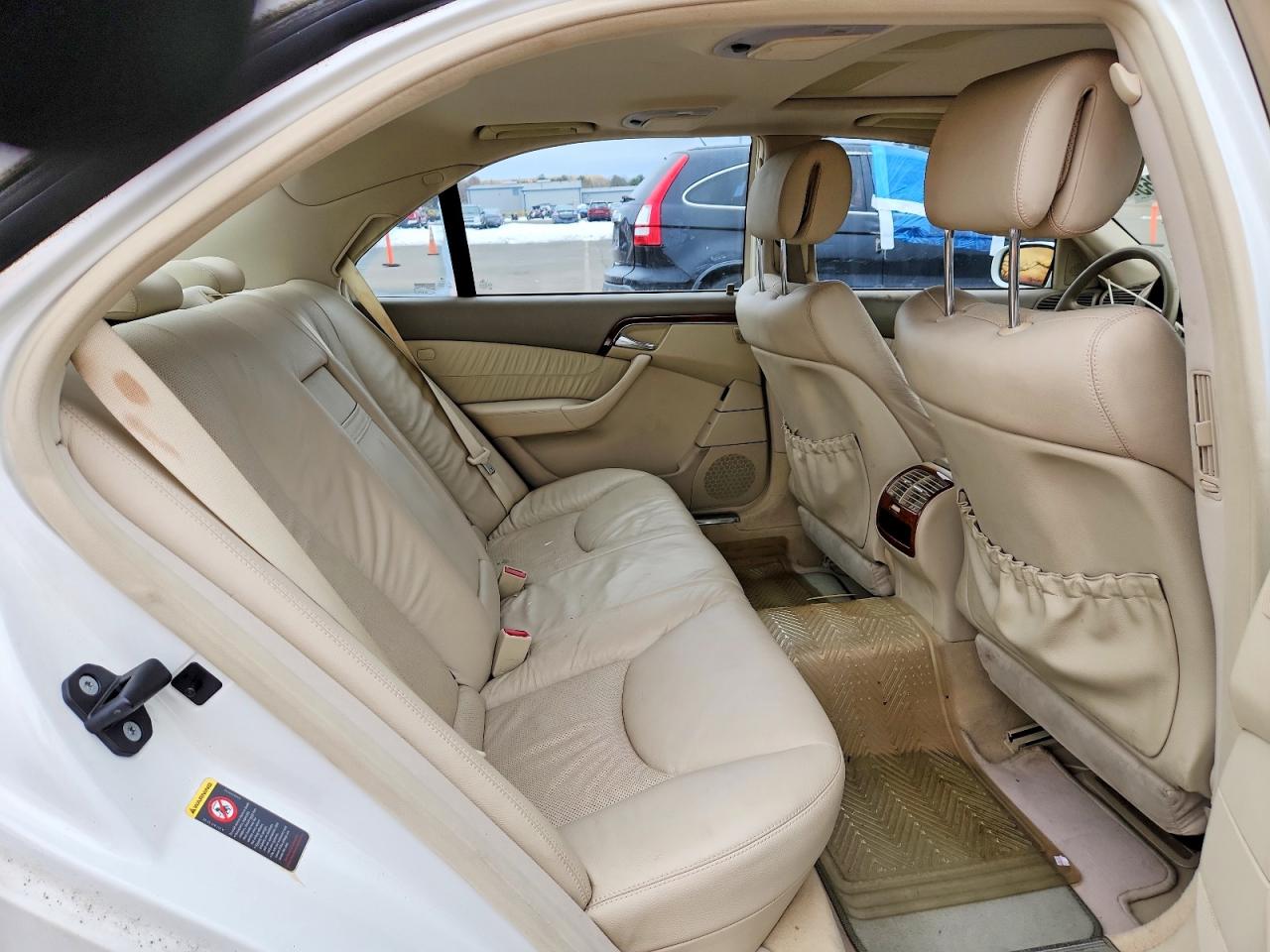 2004 Mercedes-benz S 430 Белый vin: WDBNG70J14A433795