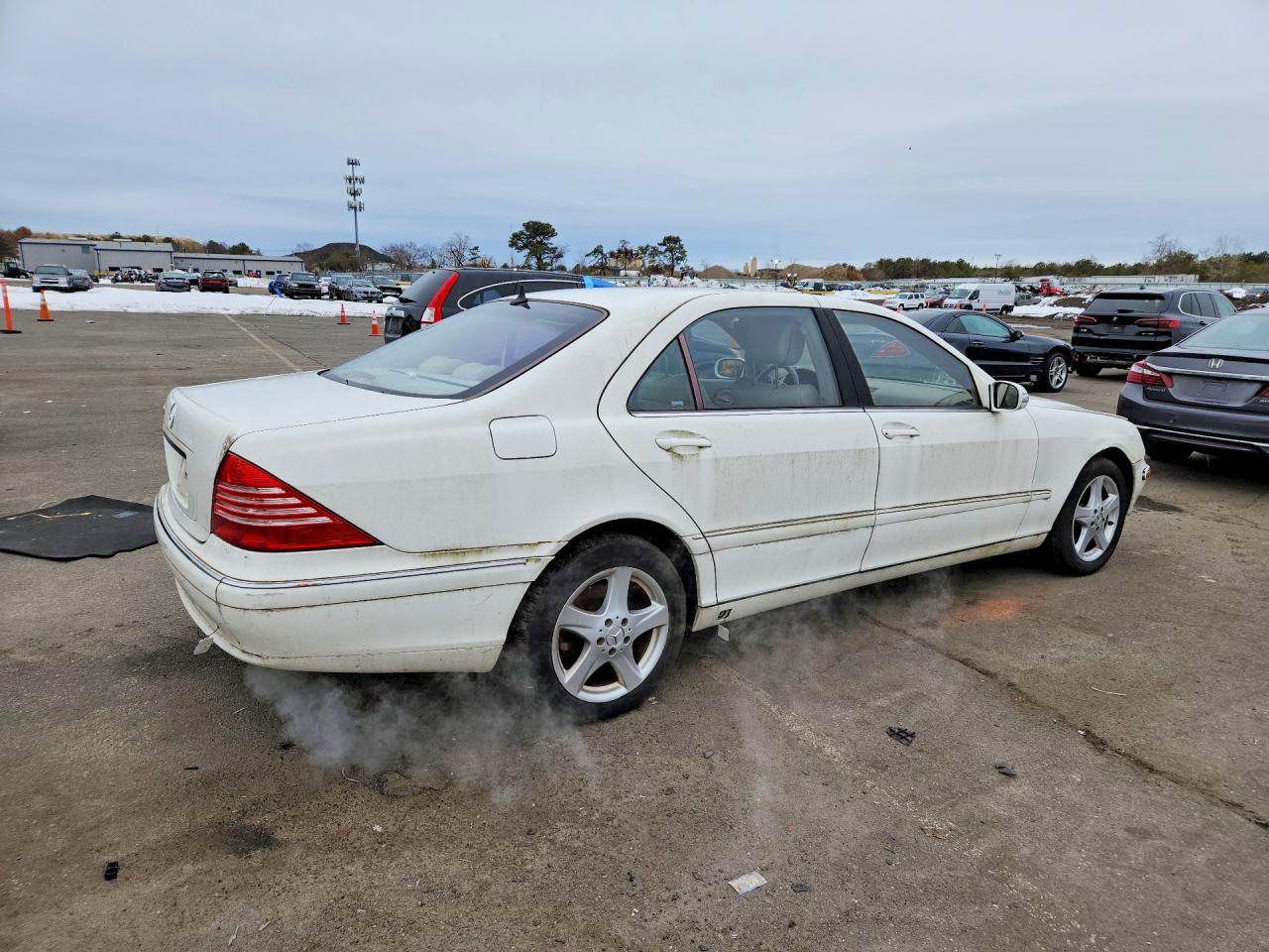 2004 Mercedes-benz S 430 Белый vin: WDBNG70J14A433795