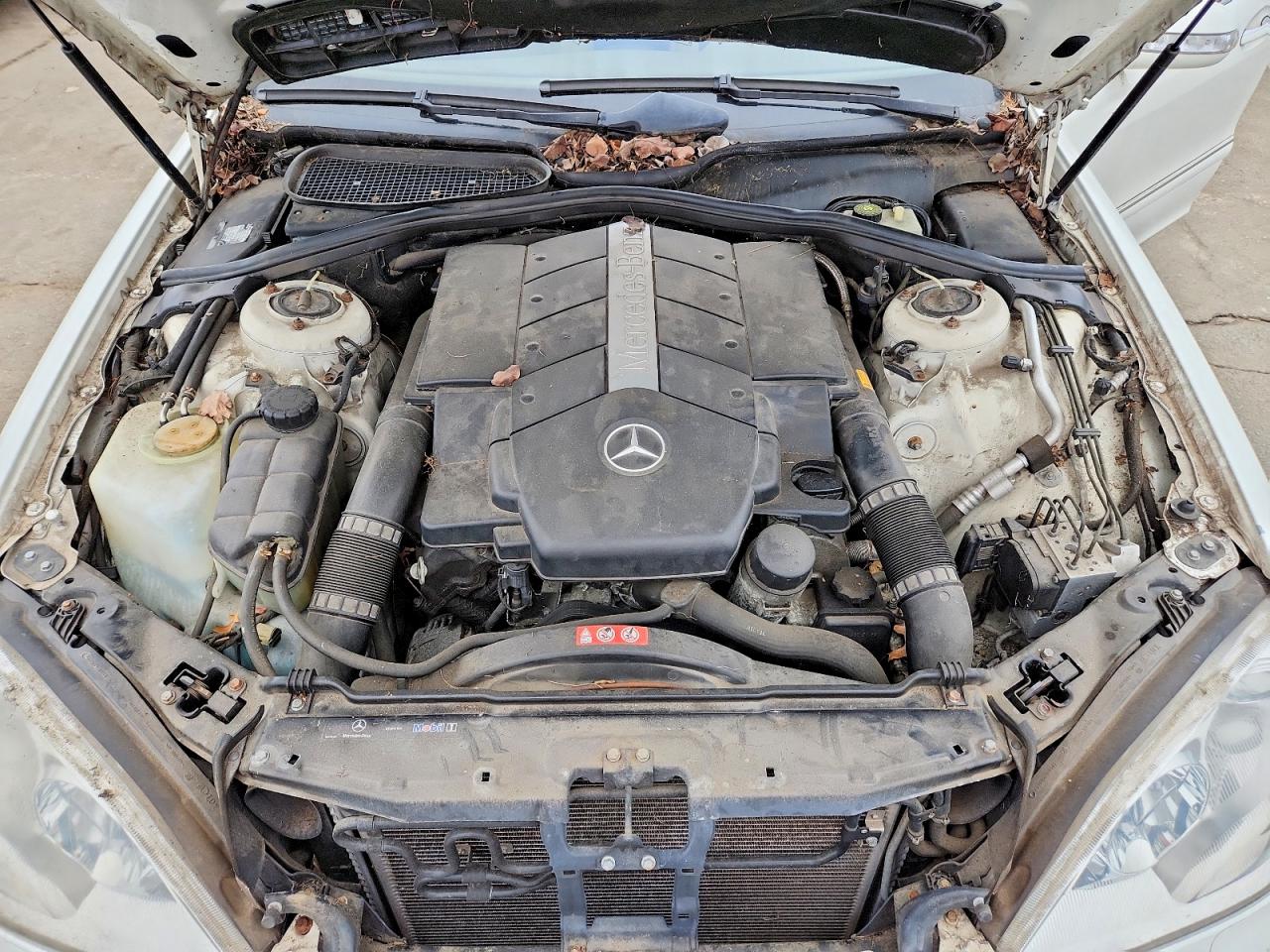 2004 Mercedes-benz S 430 Белый vin: WDBNG70J14A433795