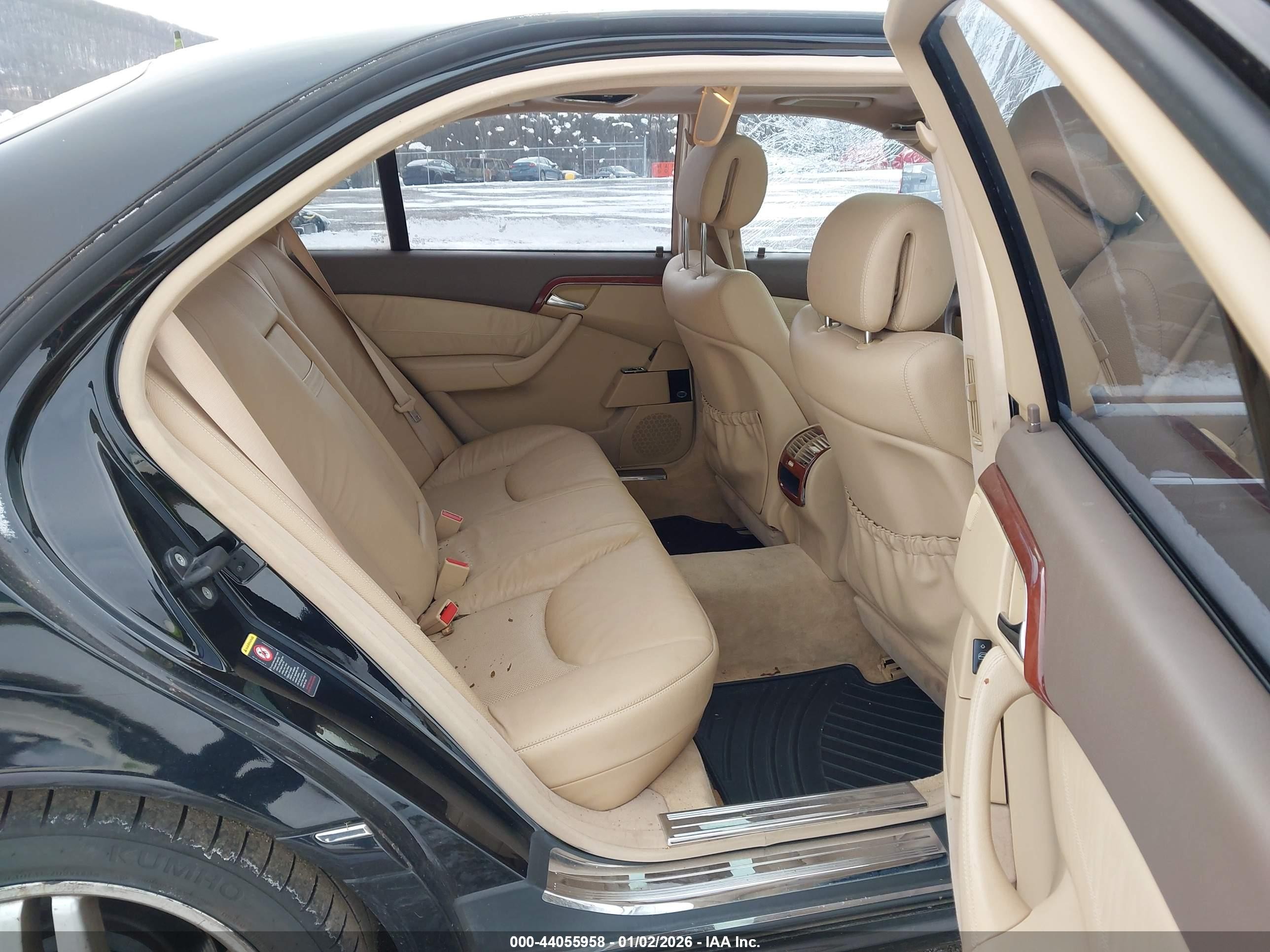 2006 Mercedes-benz S 430   Черный vin: WDBNG70J16A471515