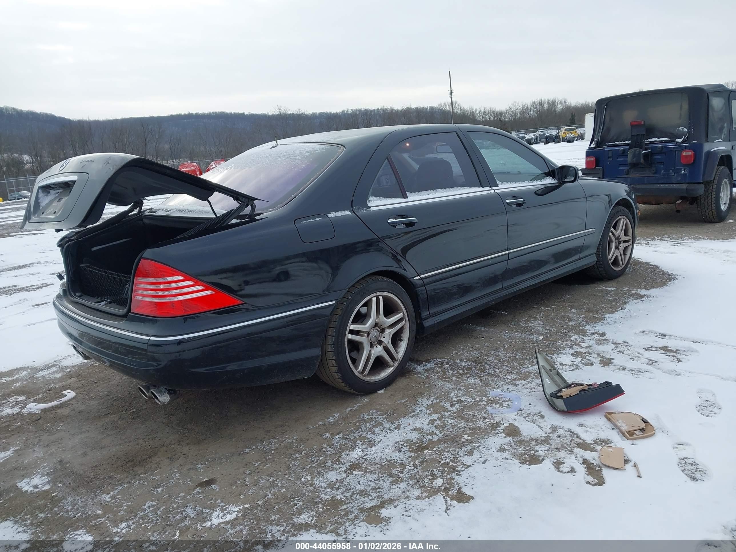 2006 Mercedes-benz S 430   Черный vin: WDBNG70J16A471515