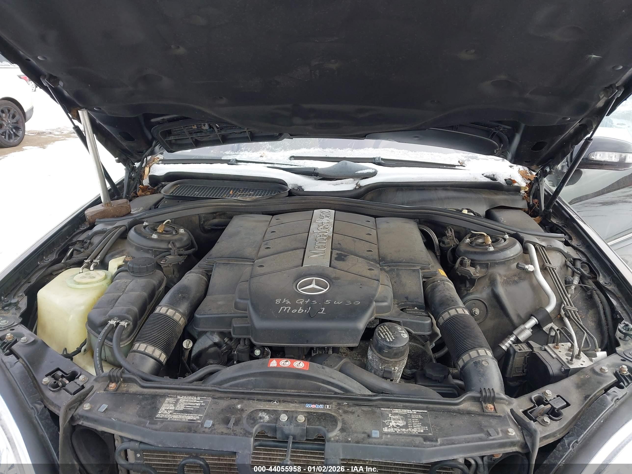 2006 Mercedes-benz S 430   Черный vin: WDBNG70J16A471515