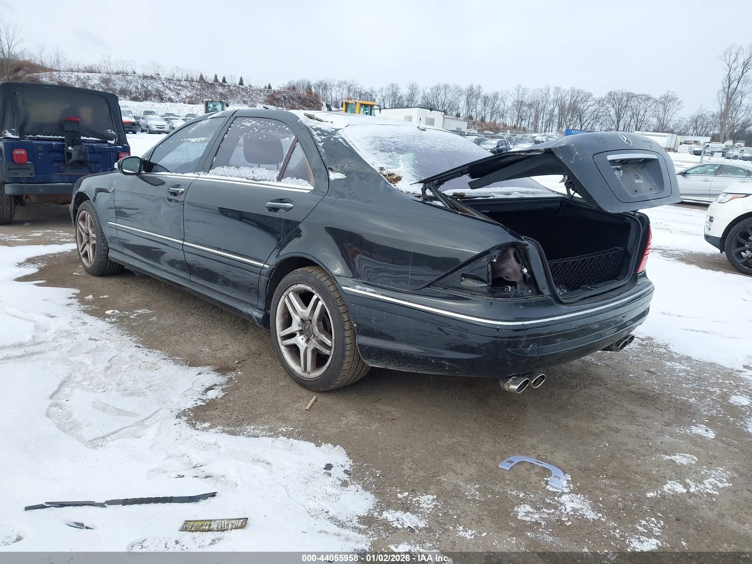 2006 Mercedes-benz S 430   Черный vin: WDBNG70J16A471515