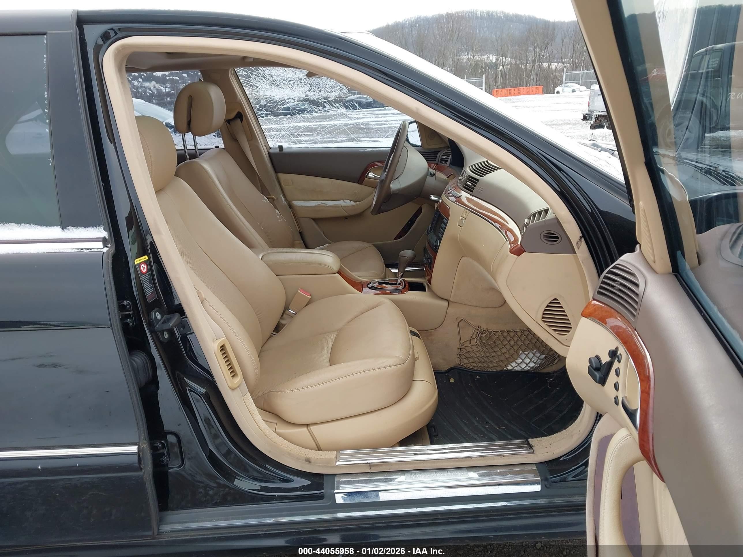 2006 Mercedes-benz S 430   Черный vin: WDBNG70J16A471515
