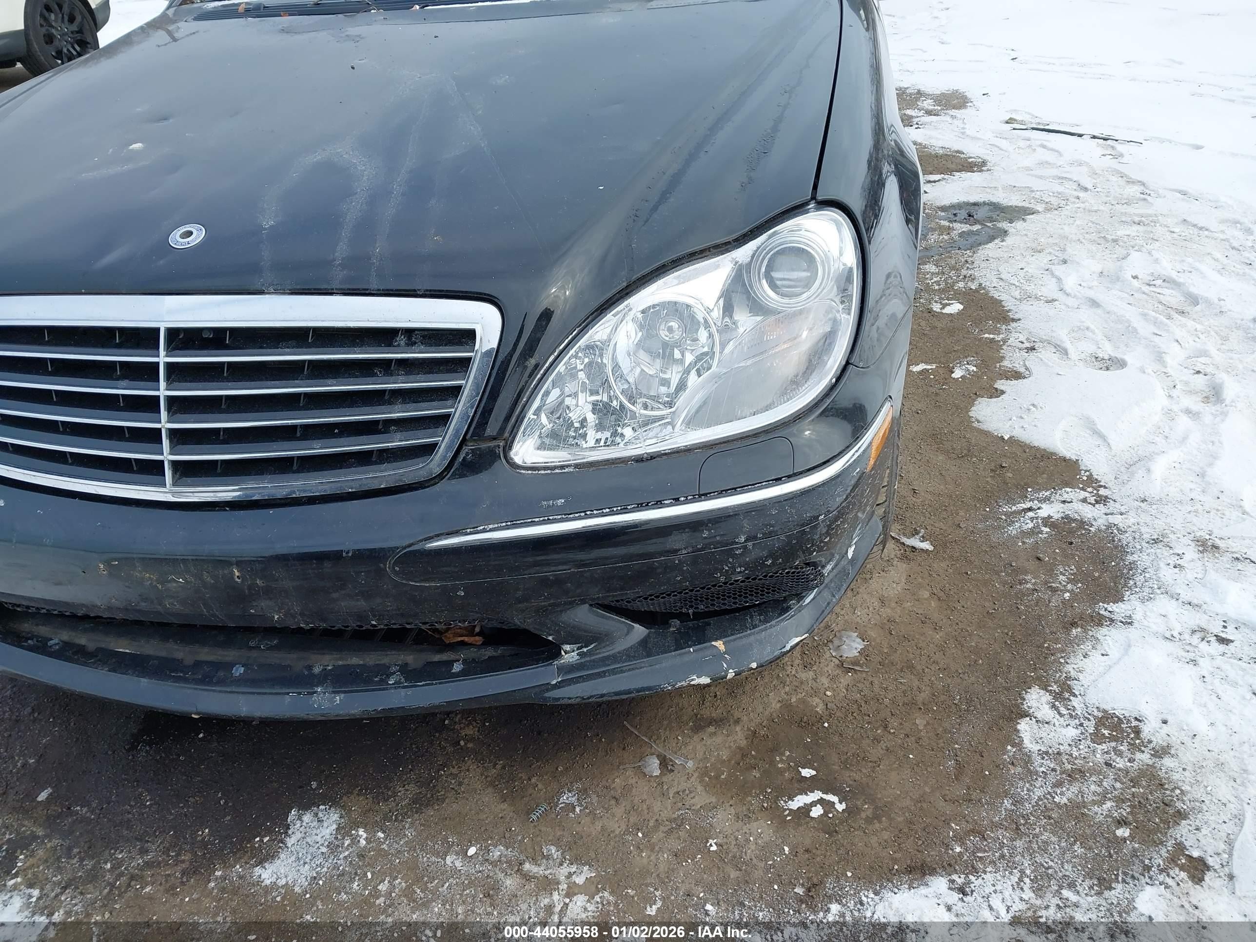 2006 Mercedes-benz S 430   Черный vin: WDBNG70J16A471515