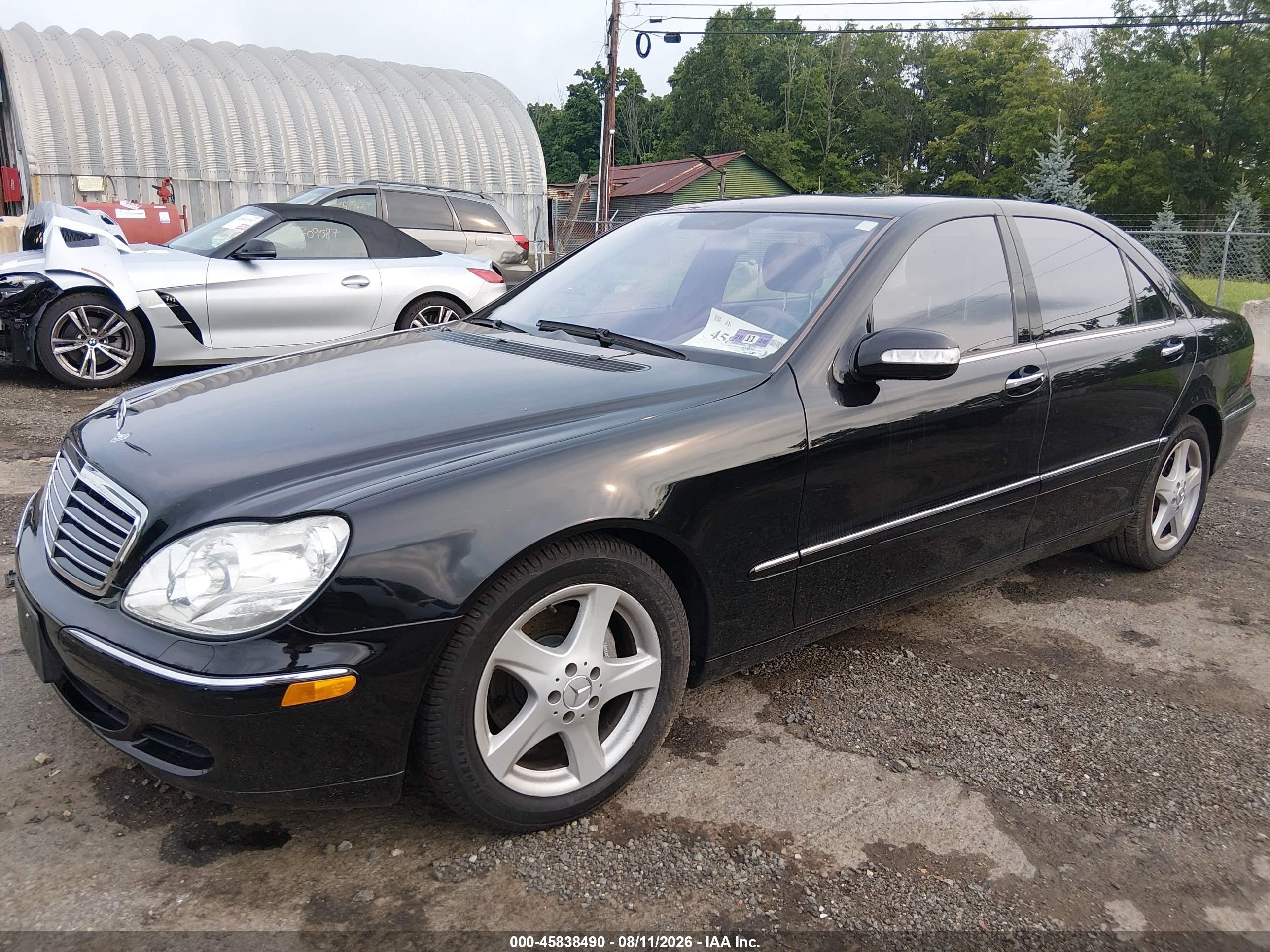 2006 Mercedes-benz S 430   Black vin: WDBNG70J16A473538