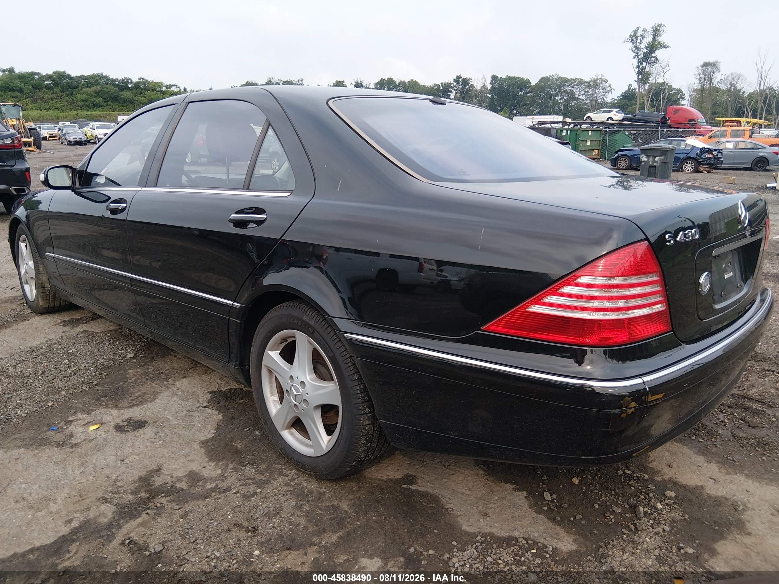 2006 Mercedes-benz S 430   Black vin: WDBNG70J16A473538