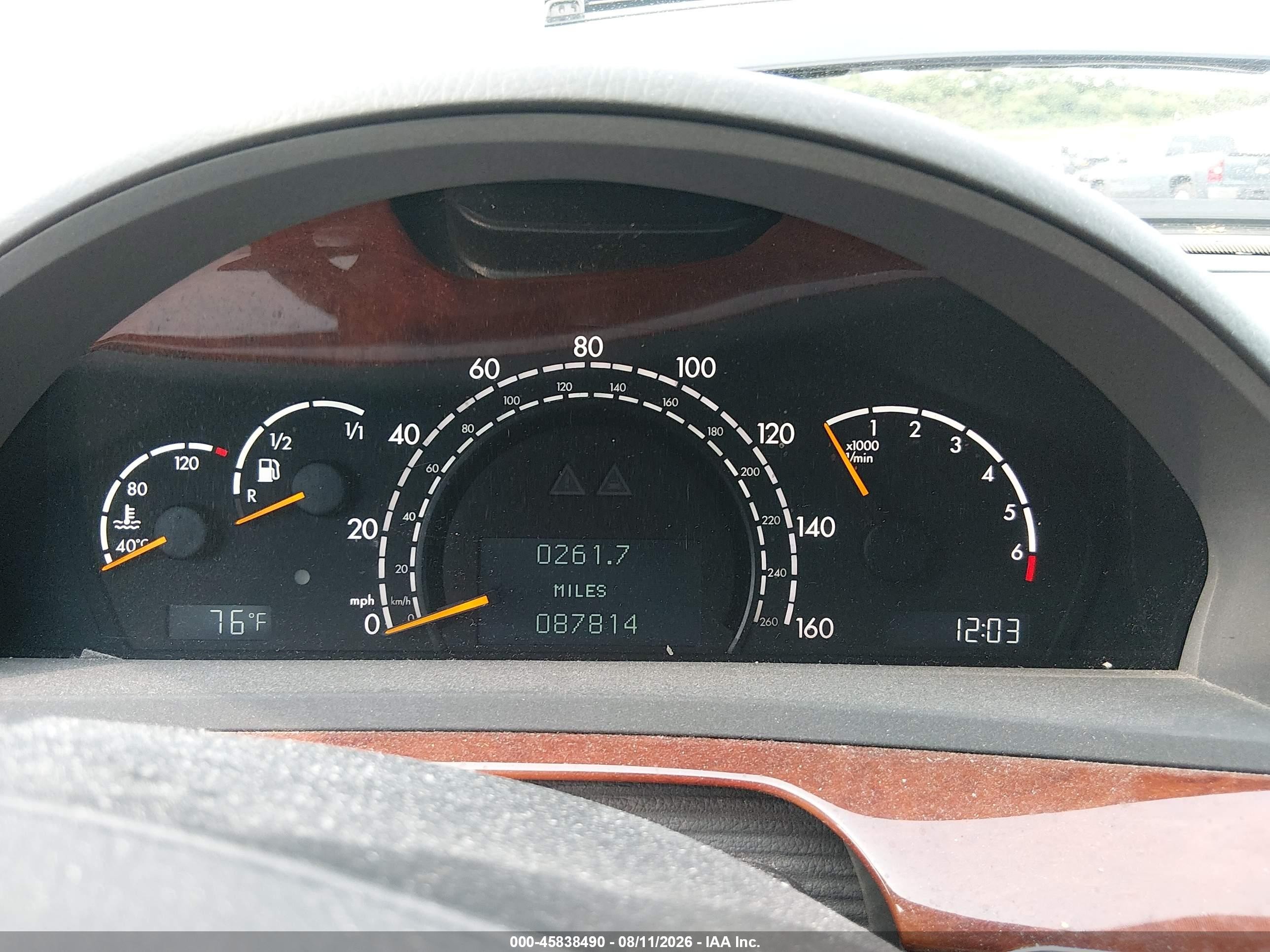 2006 Mercedes-benz S 430   Black vin: WDBNG70J16A473538