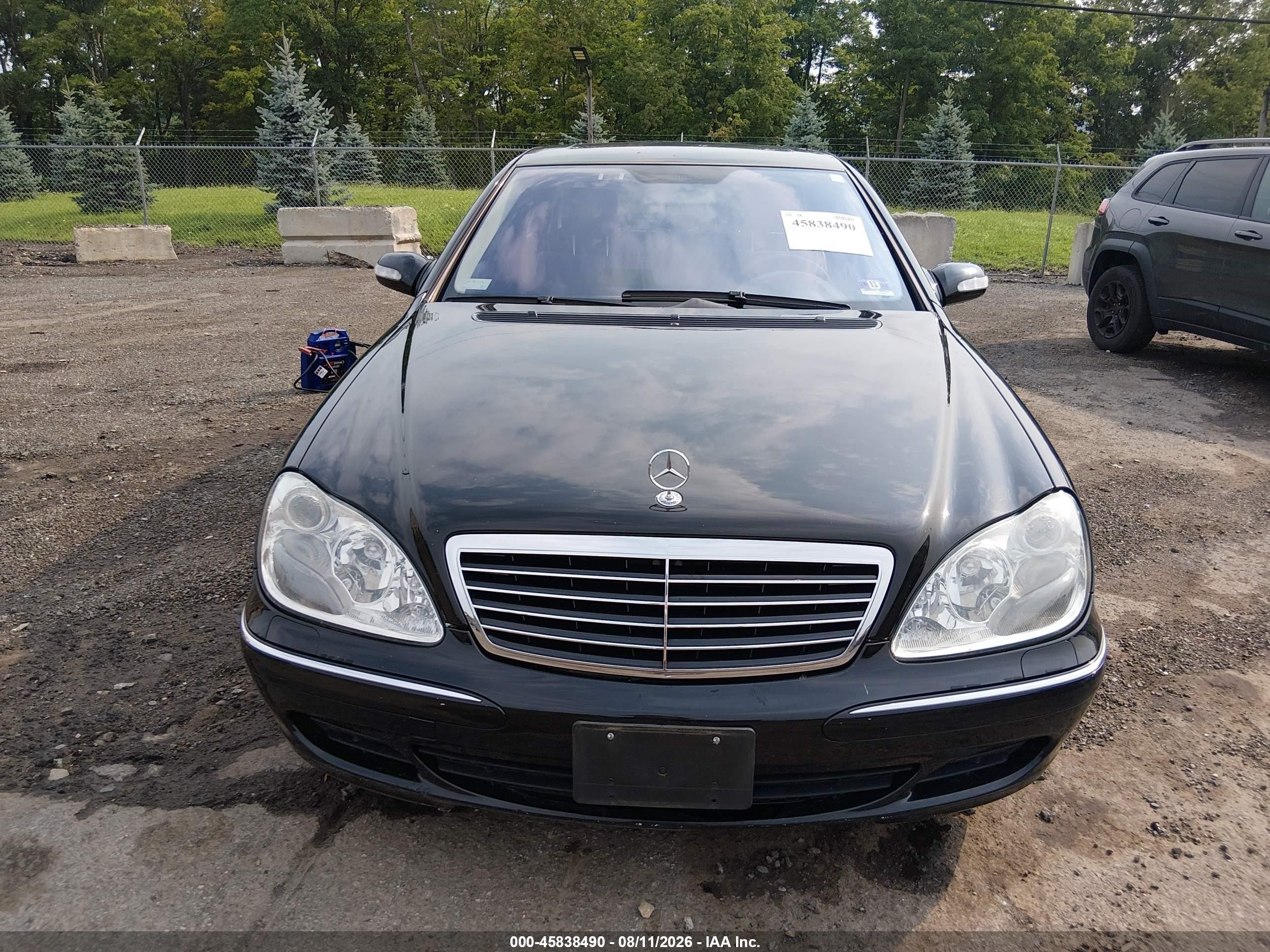 2006 Mercedes-benz S 430   Black vin: WDBNG70J16A473538