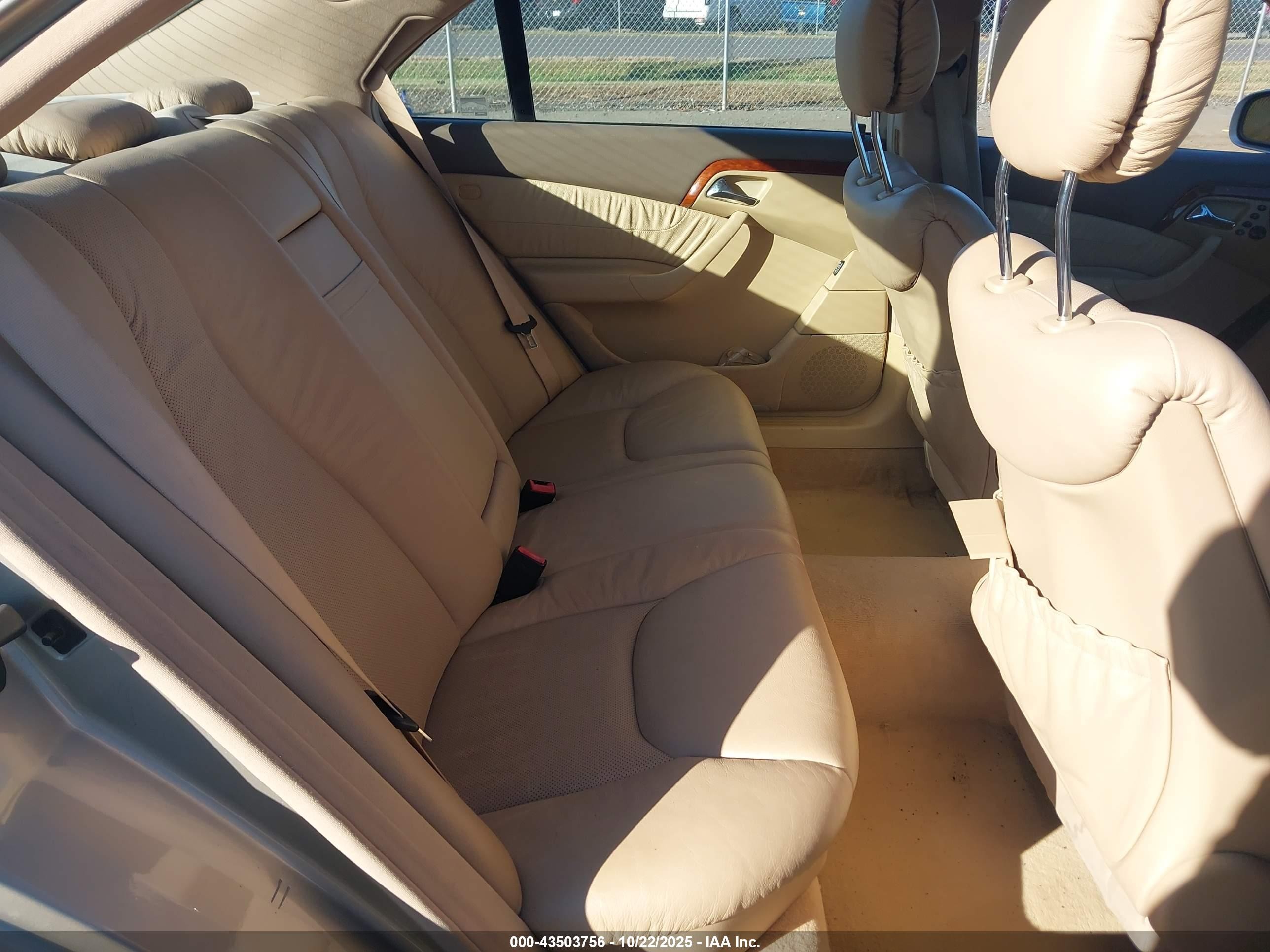 2000 Mercedes-benz S 430   Cream vin: WDBNG70J1YA039137