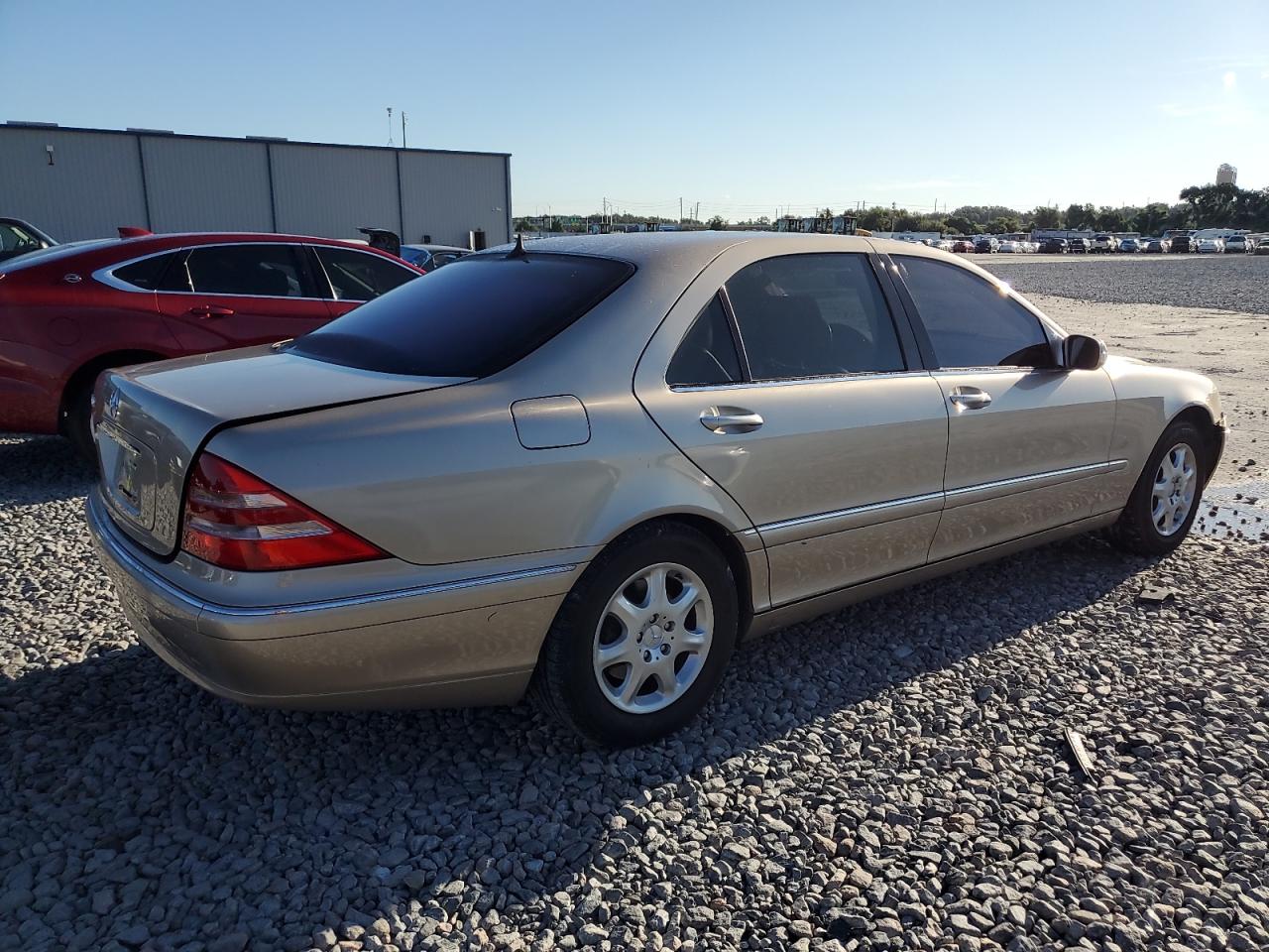 2001 Mercedes-benz S 430 Золотой vin: WDBNG70J21A143786