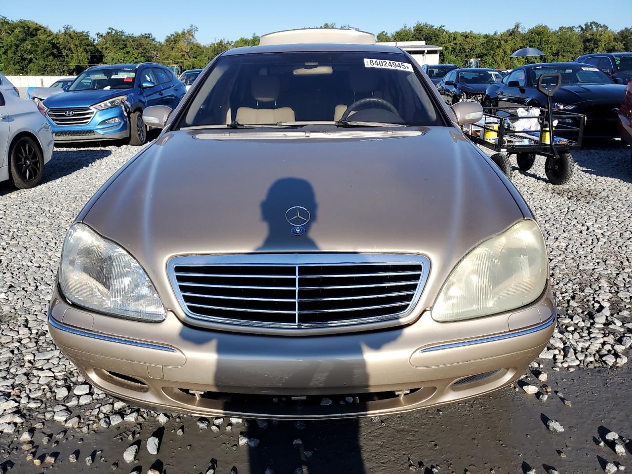 2001 Mercedes-benz S 430 Золотой vin: WDBNG70J21A143786