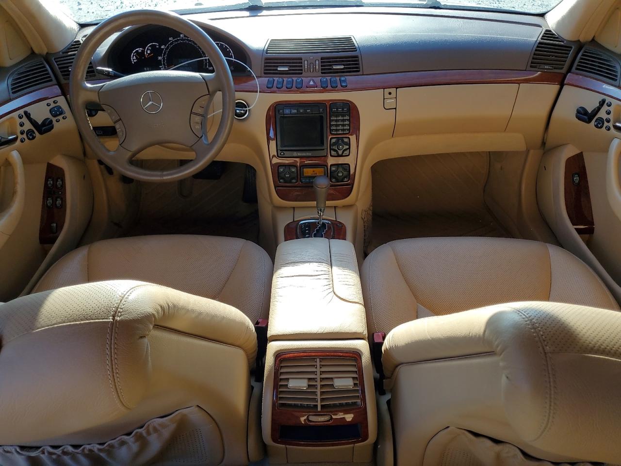 2001 Mercedes-benz S 430 Золотой vin: WDBNG70J21A143786