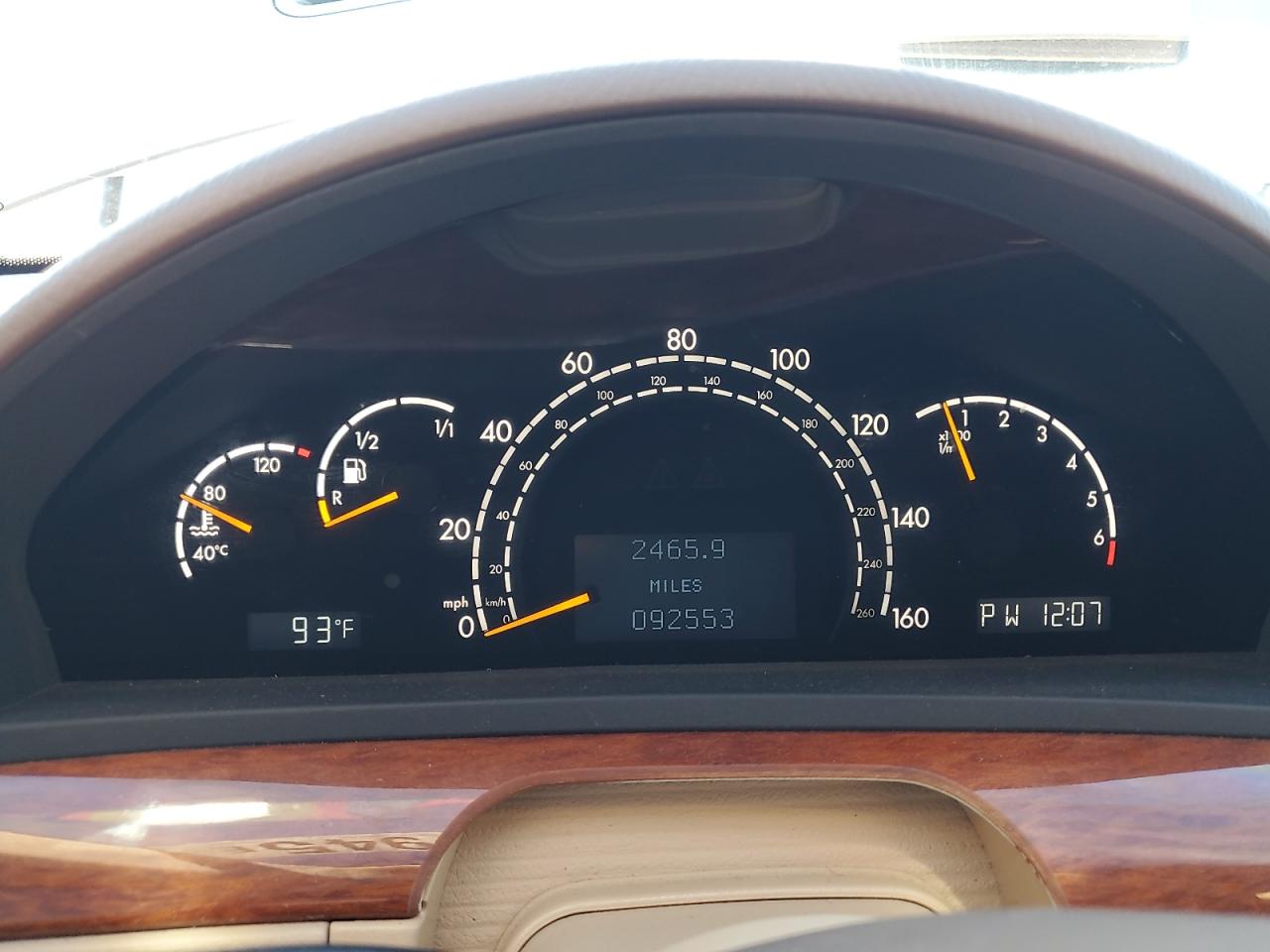 2001 Mercedes-benz S 430 Золотой vin: WDBNG70J21A143786