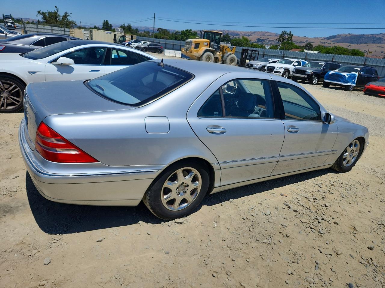 2001 Mercedes-benz S 430 Silver vin: WDBNG70J21A171135