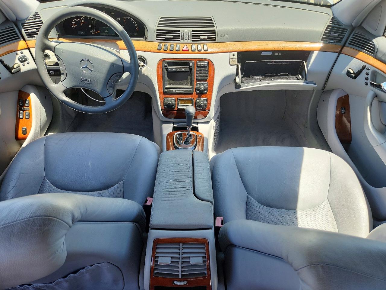2001 Mercedes-benz S 430 Silver vin: WDBNG70J21A171135