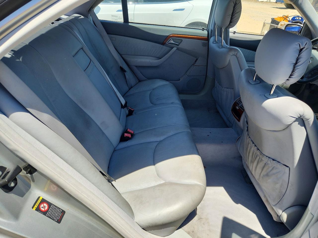 2001 Mercedes-benz S 430 Silver vin: WDBNG70J21A171135