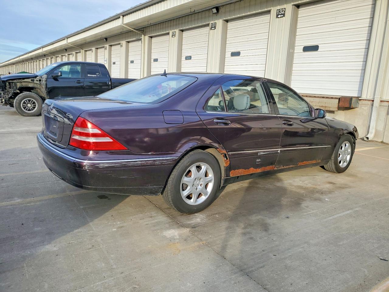 2002 Mercedes-benz S 430 Purple vin: WDBNG70J22A288781