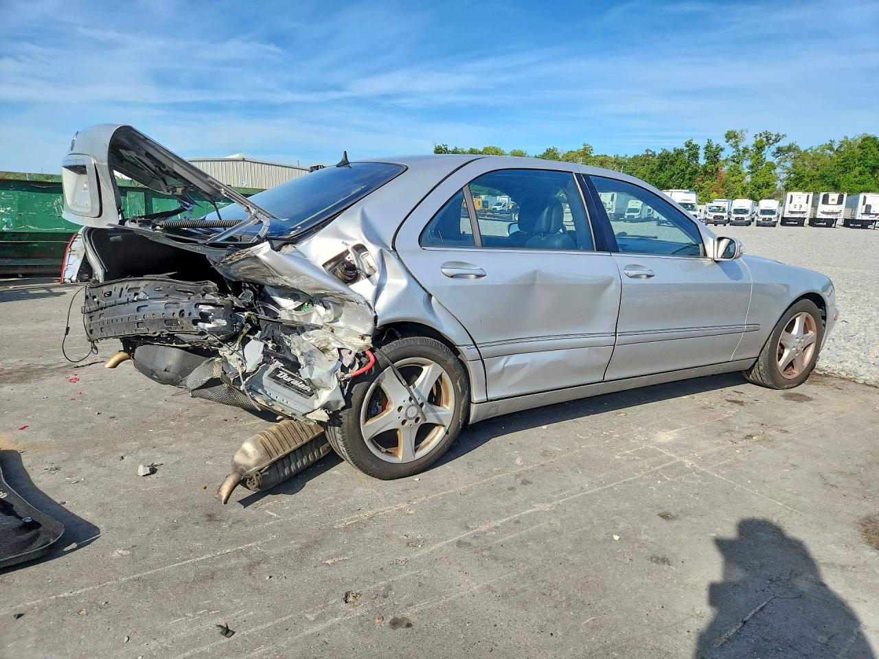 2004 Mercedes-benz S 430 Серебряный vin: WDBNG70J24A387880